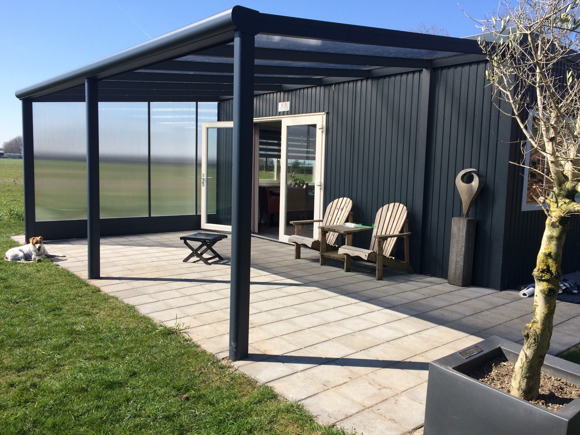 terrassenüberdachung polycarbonat