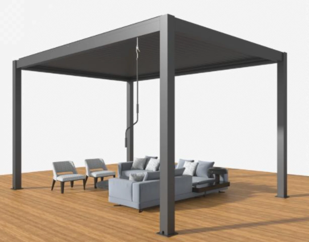 pergola mit lamellendach