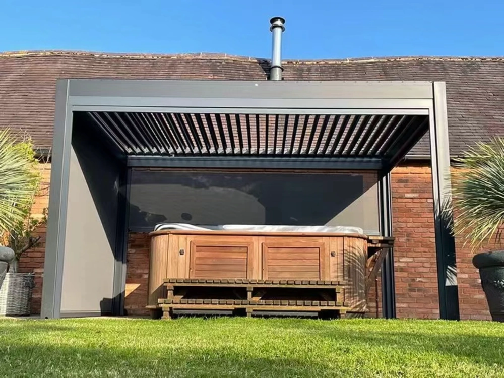 pergola mit lamellendach