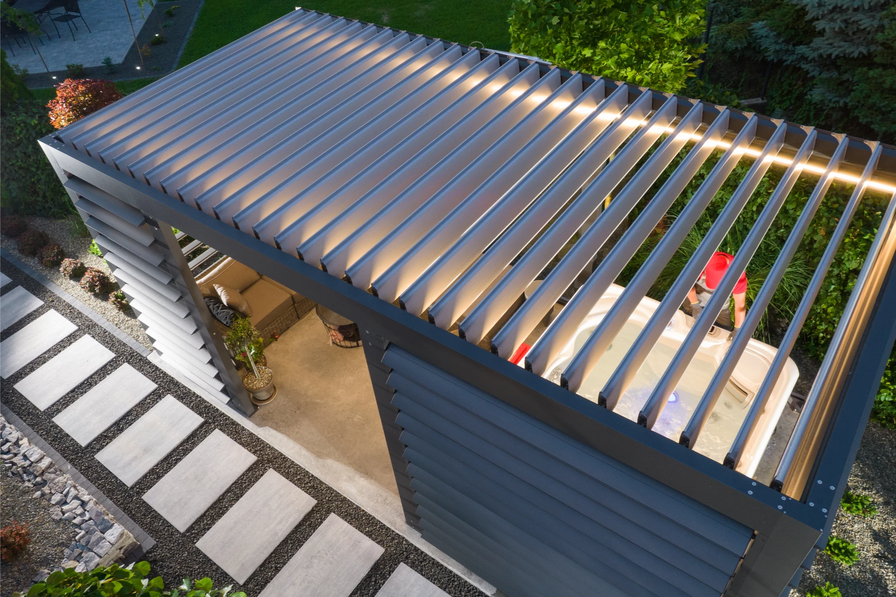 pergola lamellendach